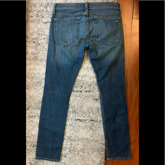 Rag & Bone Denim Jeans - Tomboy colour Burnley - Size 25 - Picture 3 of 6